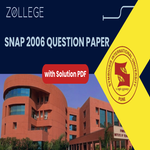 SNAP 2006 Question Paper with Solutions Pdf